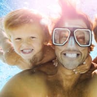 Rendering of residents swimming pool at The Colony Uptown in San Antonio, Texas