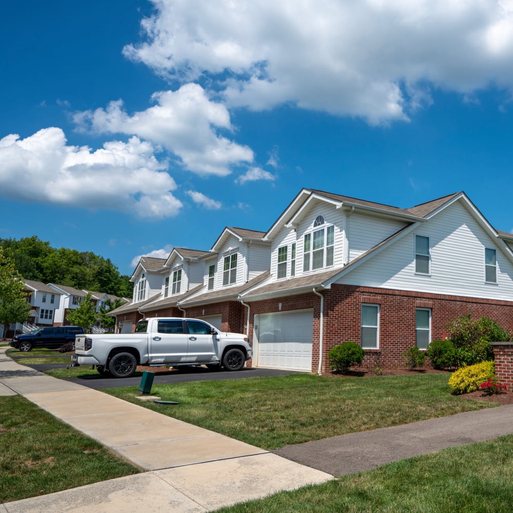 Townhomes with garages available at Clinton Lake, Clinton, Pennsylvania