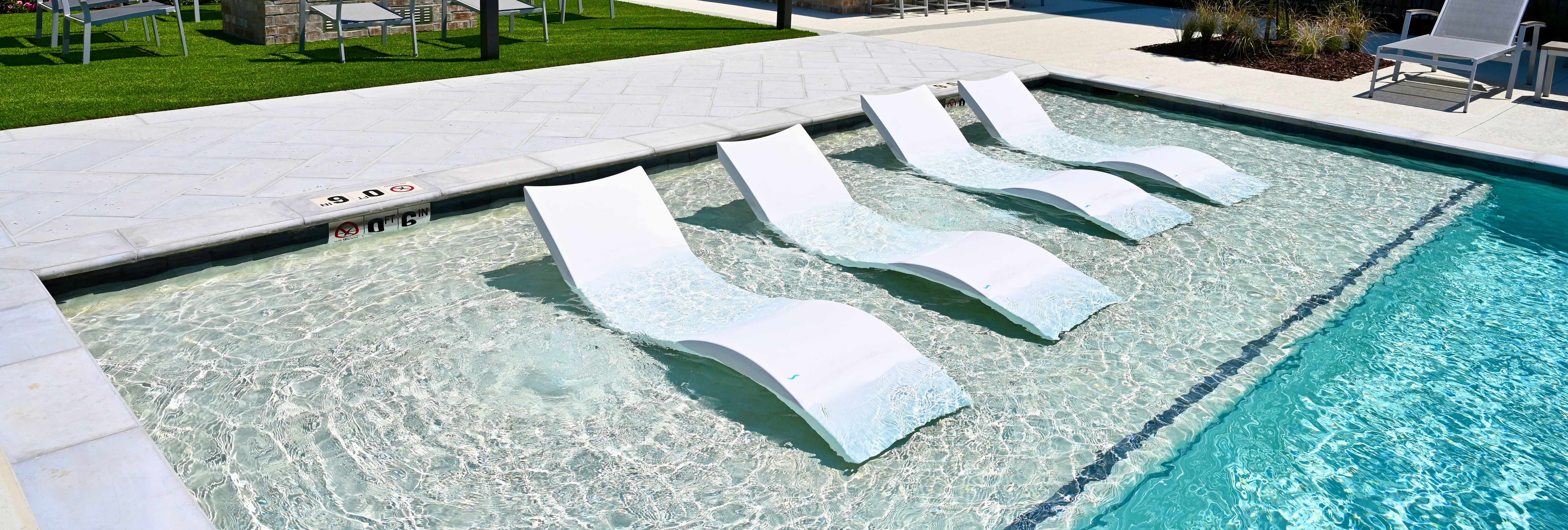 Resort Style Swimming pool at The Heights at Picardy in Baton Rouge, Louisiana