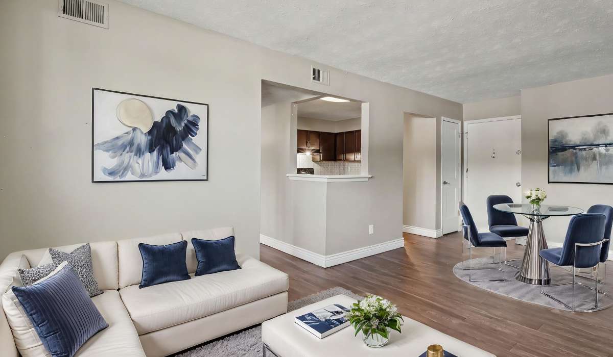 Living room at Wildewood Commons in Ralston, Nebraska