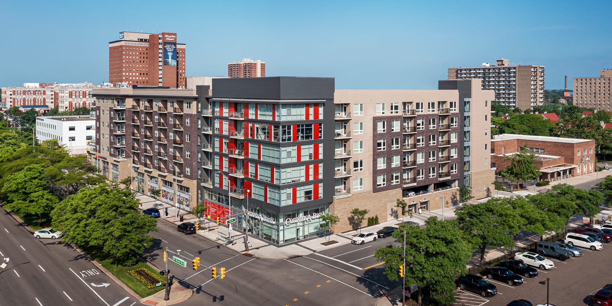 Apartments at The Boulevard in Detroit, Michigan