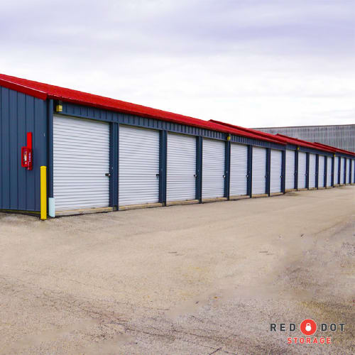 Storage units at Red Dot Storage in Ashland, Kentucky