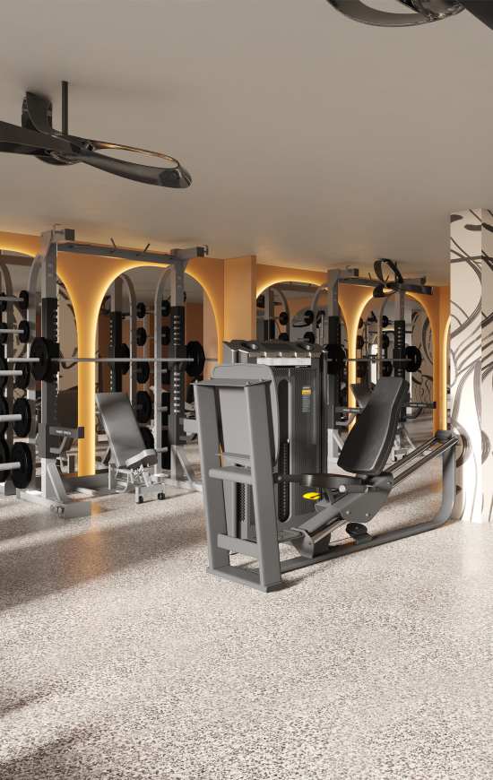 Gym area