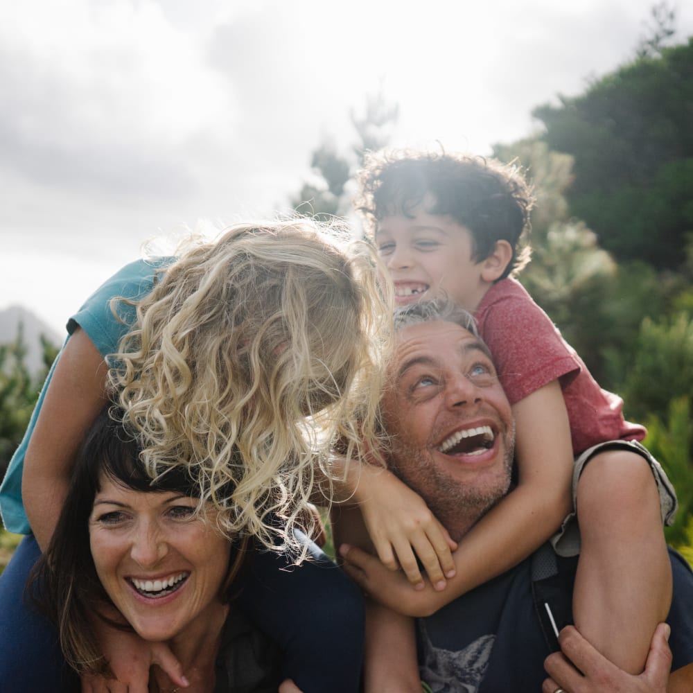 Resident family enjoying the great outdoors near Waterstone Fremont in Fremont, California