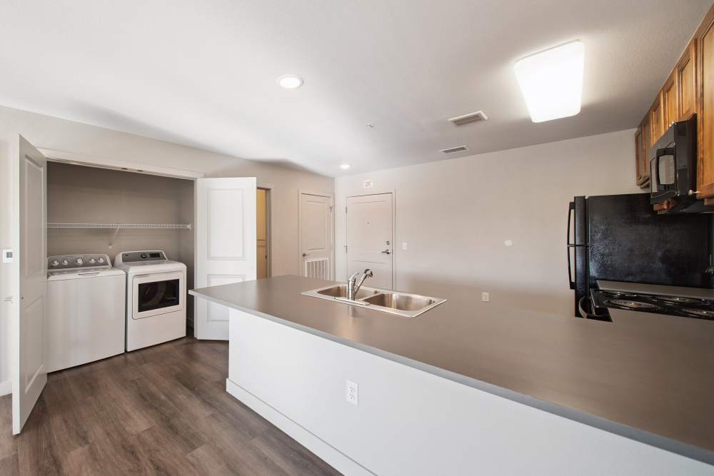 Washer and dryer at Villas At Mesa Ridge in Fountain,Colorado