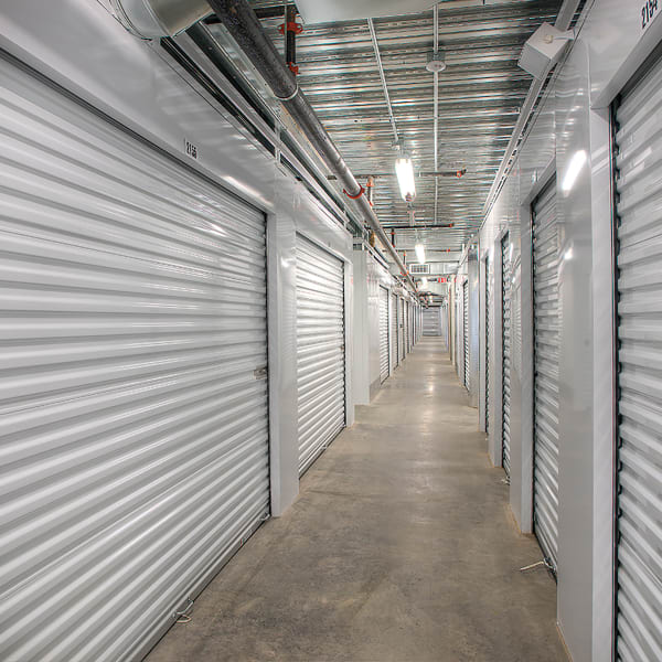 Climate-controlled indoor units at StorQuest Self Storage in Glendale, Arizona