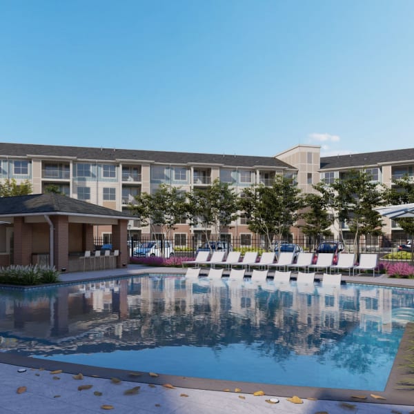 Pool at Attain at Towne Centre, Fredericksburg, Virginia