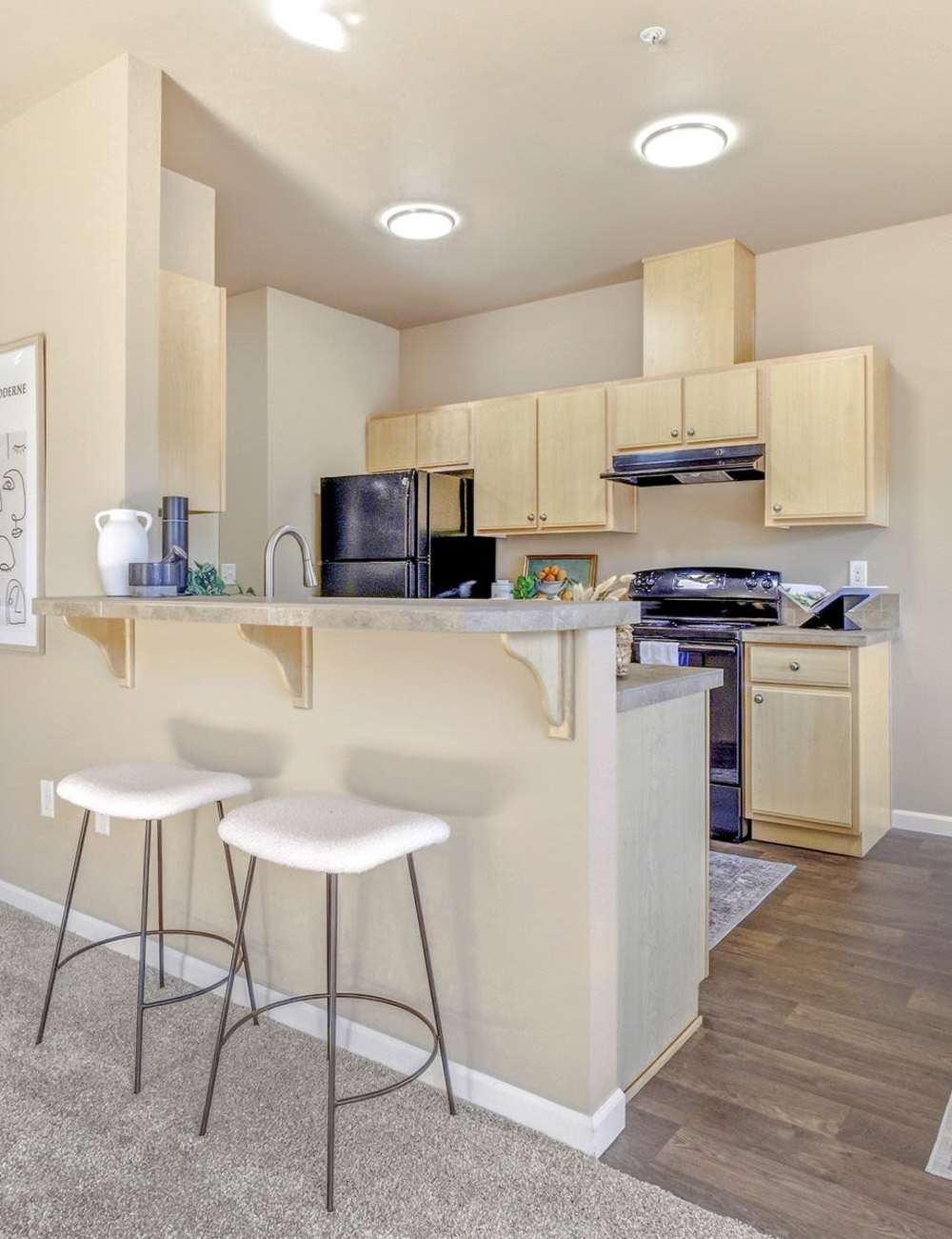 Modern two bedroom at Orchard Ridge in Salem, Oregon