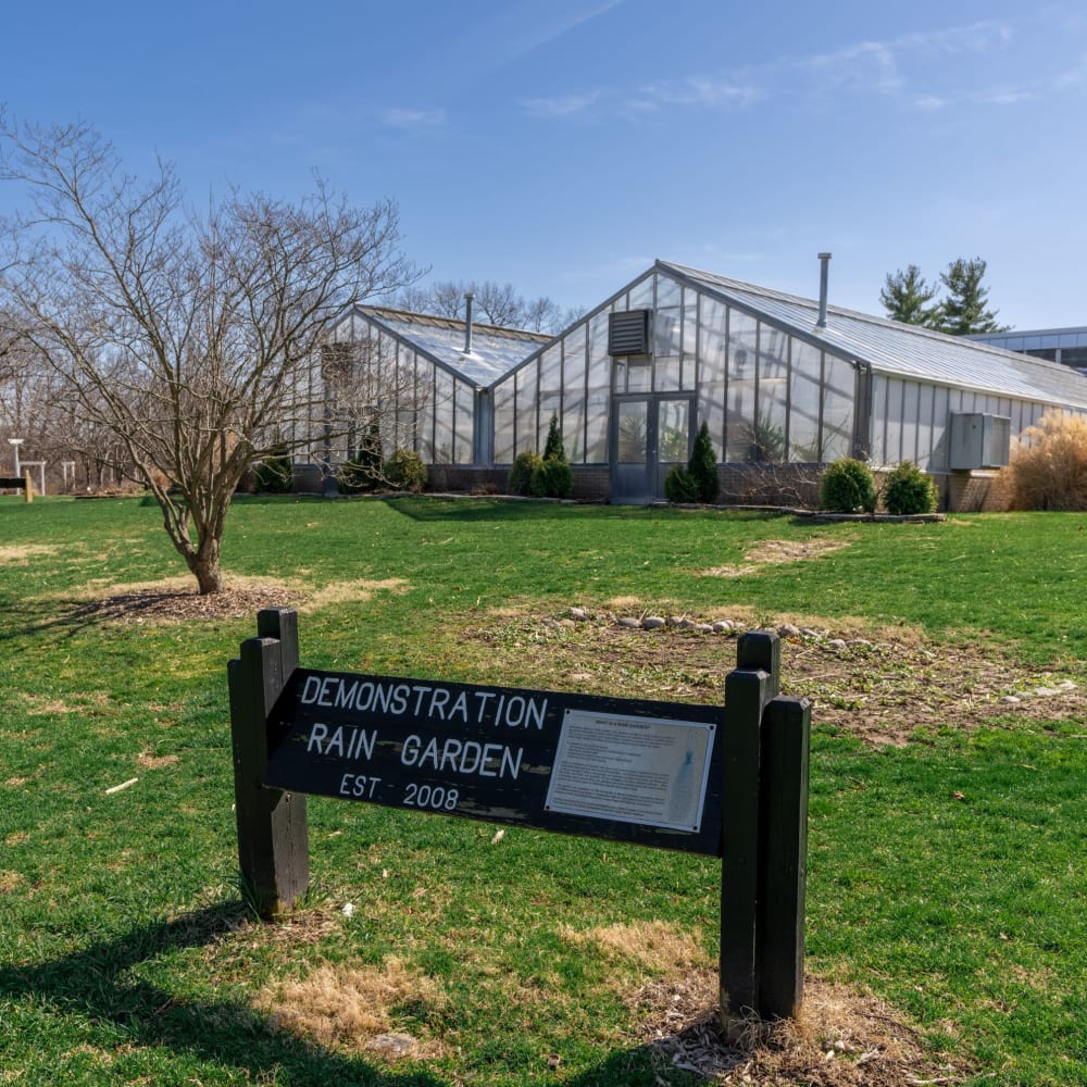 Greenhouses near Dickinson Apartments in Springfield, Illinois