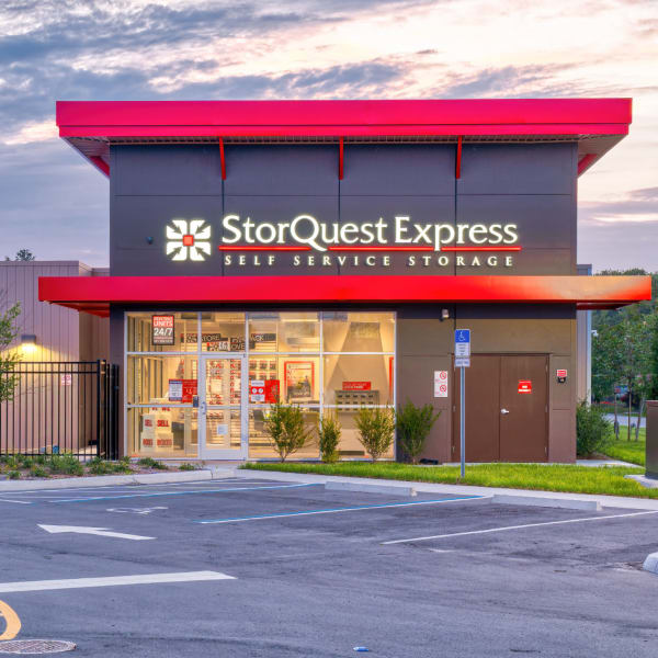 Exterior of StorQuest Express in Ave Maria, Florida
