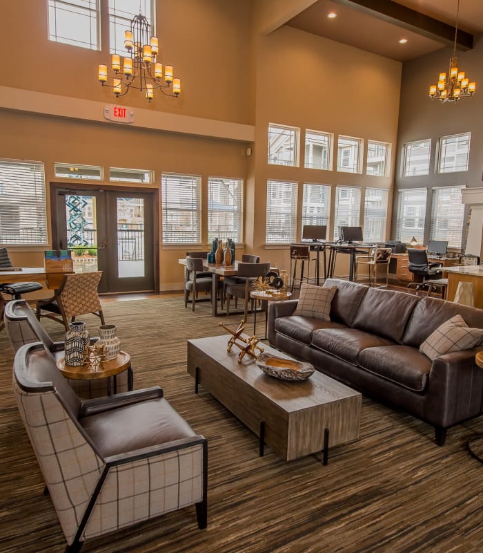 Clubhouse at Scissortail Crossing Apartments in Broken Arrow, Oklahoma