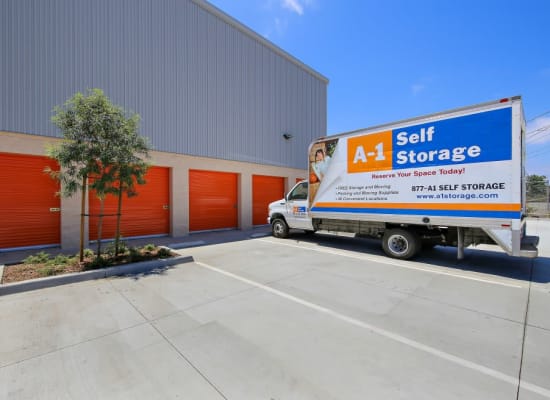 Moving truck available at A-1 Self Storage in National City, California