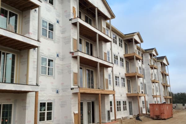 Construction of The Enclave at Cedar Park Senior Living in Cedar Park, Texas