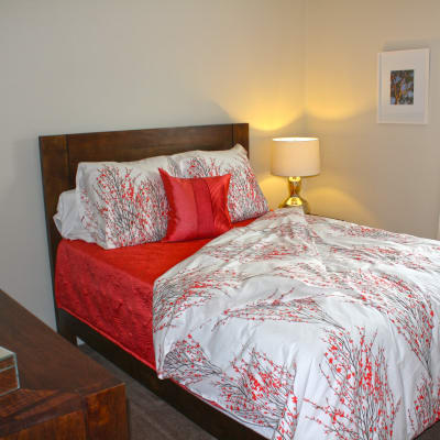 Beautiful bedroom at Harbor Point Estates in Essex, MD