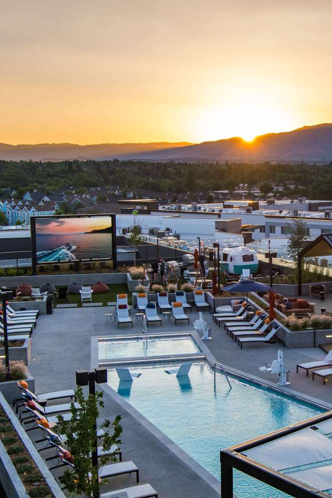 Atwood exterior building at Reno Experience District in Reno, Nevada