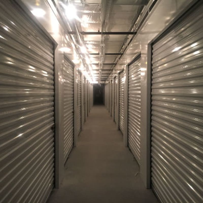 Clean and illuminated units at Towne Storage - Rainbow in Las Vegas, Nevada