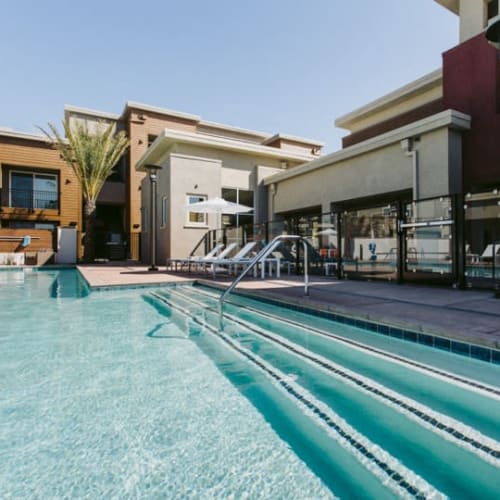 Swimming pool at Garnet Creek in Rocklin, California