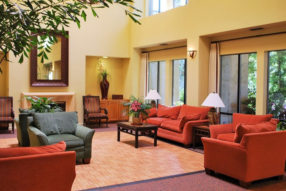 Relaxing Common Room at Winding Commons Senior Living in Carmichael, California