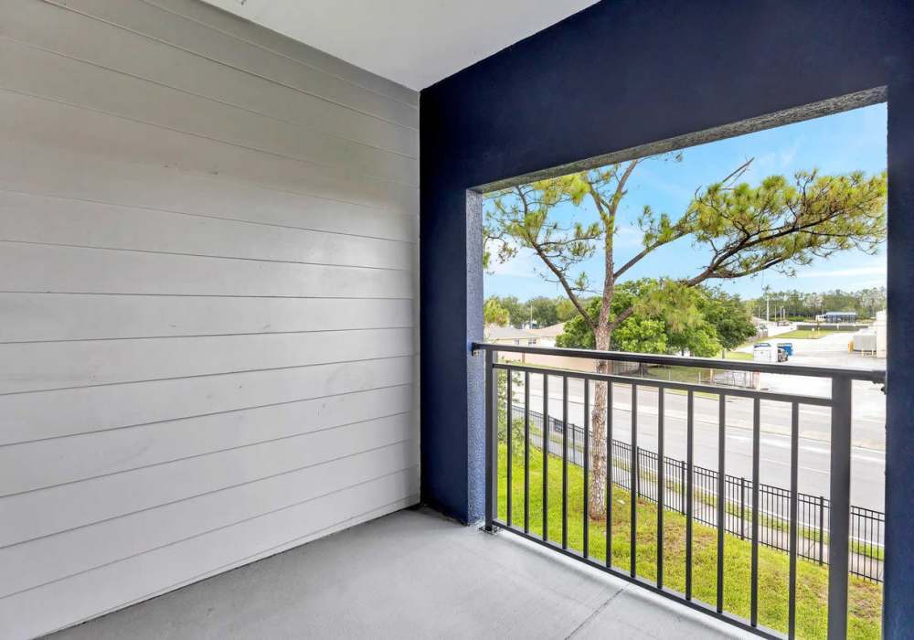Balcony at Citrus Run Apartments in Tampa, Florida