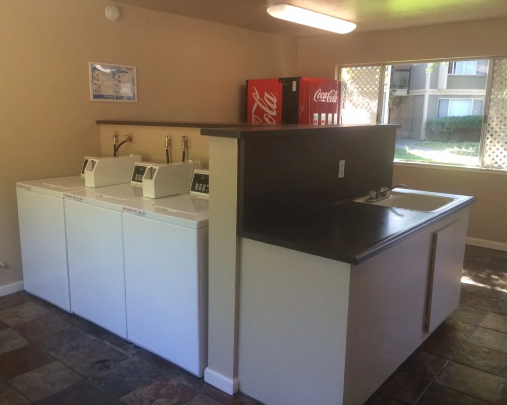 Laundry facility at Park Place Apartments in Roseville, California
