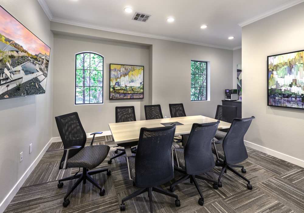 Business center at Links at Westridge in Valencia, California  