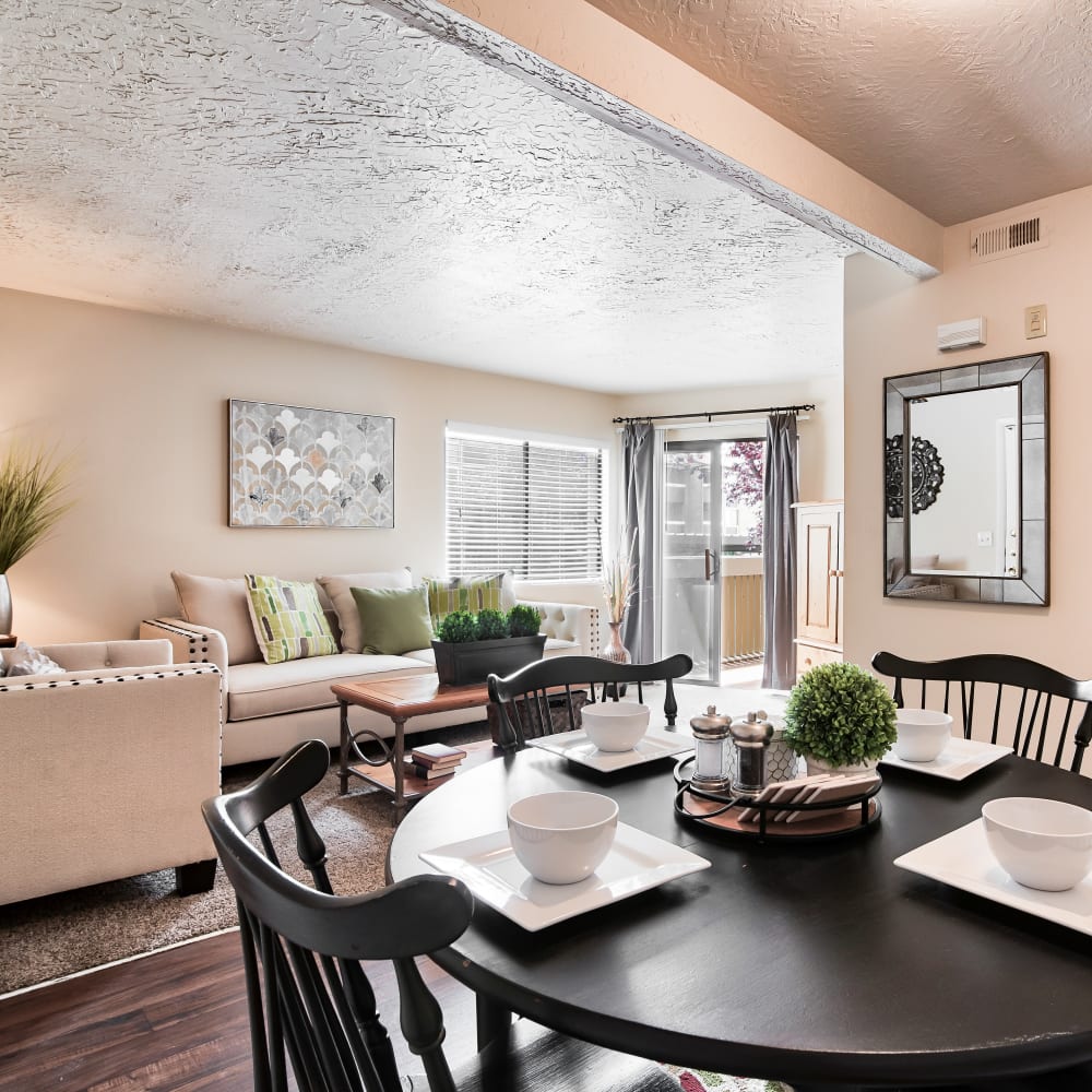 Dining Room at Cherry Creek Apartments in Riverdale, Utah