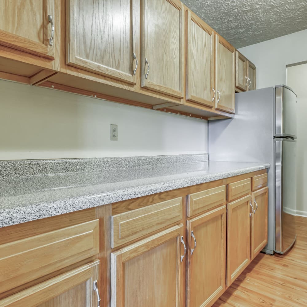 Kitchen counter at Briarcliff Manor, Wheeling, West Virginia