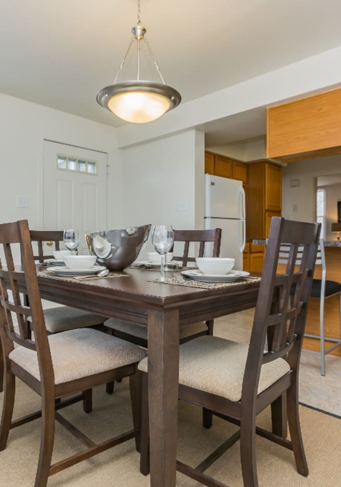 Apartment kitchen at United Communities in Joint Base MDL, New Jersey