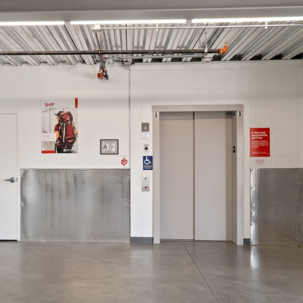 Elevator at StorQuest Self Storage in La Quinta, California