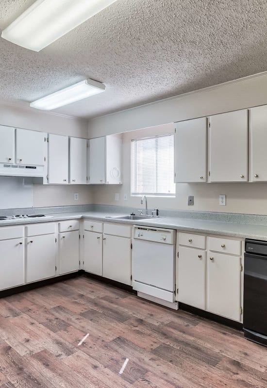 Lots of kitchen counter space at Maison Imperial in Mobile, Alabama