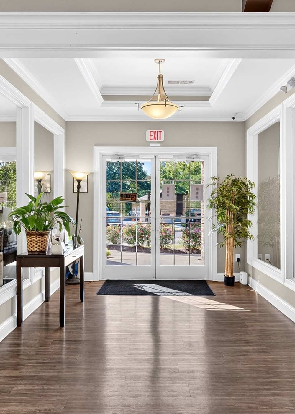 Lobby area at Palomar View Apartments in Lexington, Kentucky
