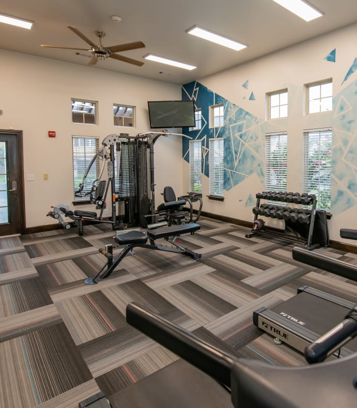 Gym of Cascata Apartments in Tulsa, Oklahoma