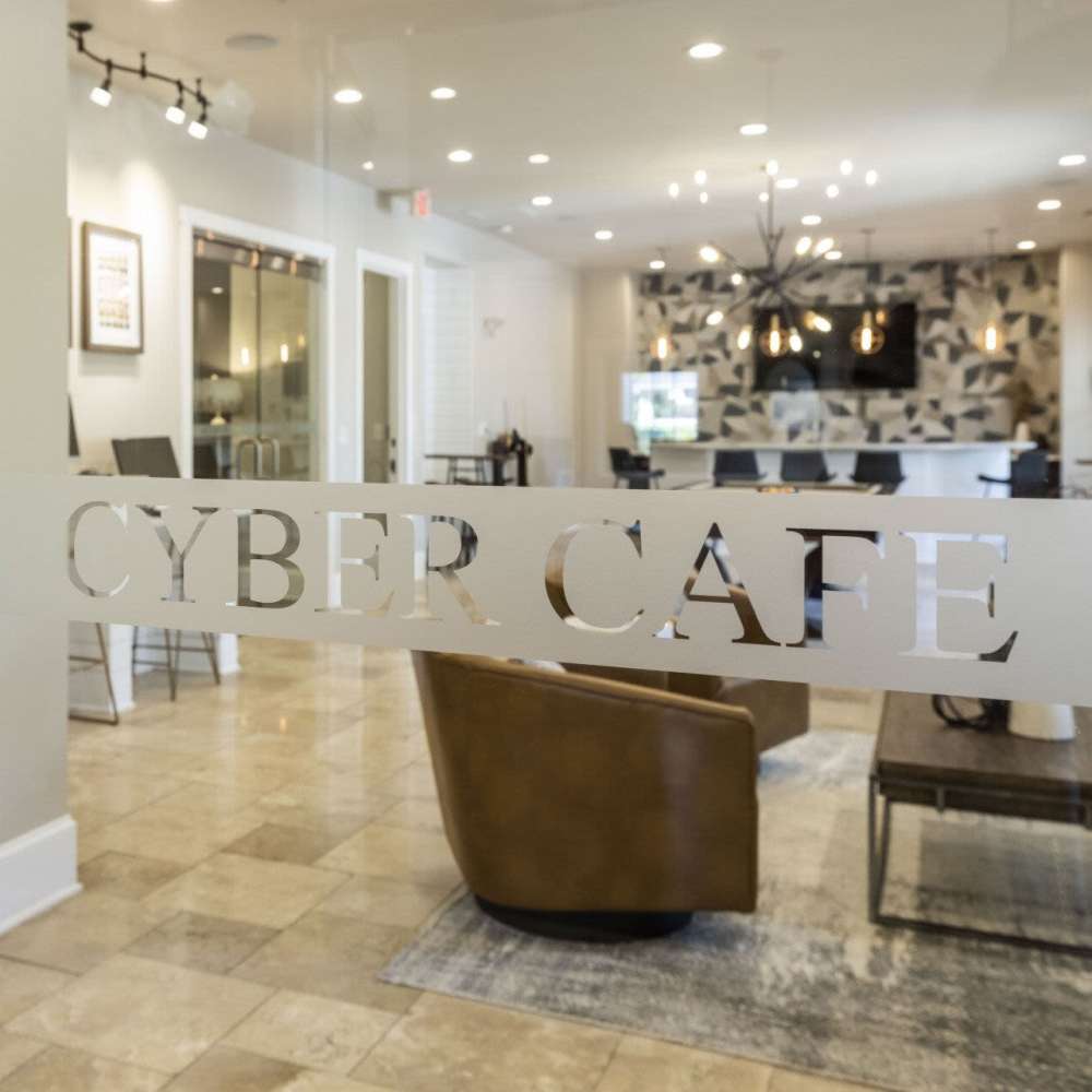 Cyber café entrance at Preserve At Columbus Park in Columbus, Georgia