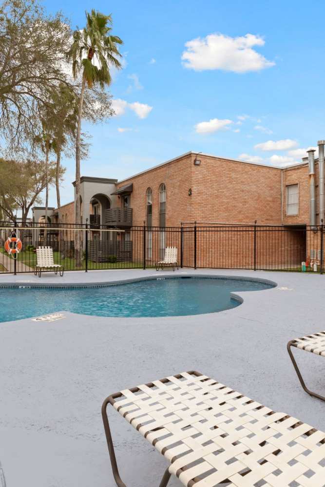 Beautiful swimming pool at La Nueva Casa Grande, Brownsville, Texas