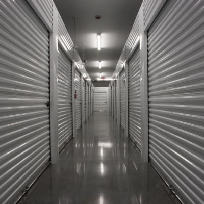 Interior storage space at Towne Storage - Clinton in Clinton, Utah