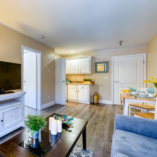 Living room at Alta Vista Senior Living in Vista, California
