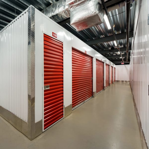 Indoor storage units at StorQuest Self Storage in King of Prussia, Pennsylvania