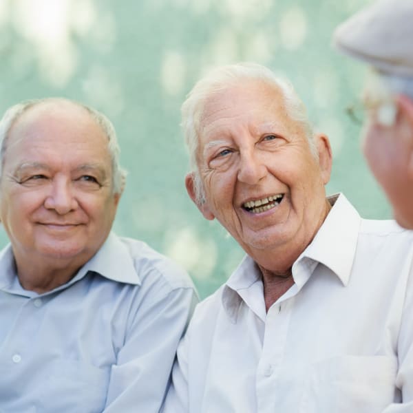 Group of residents at Pacifica Senior Living Palm Springs in Palm Springs, California