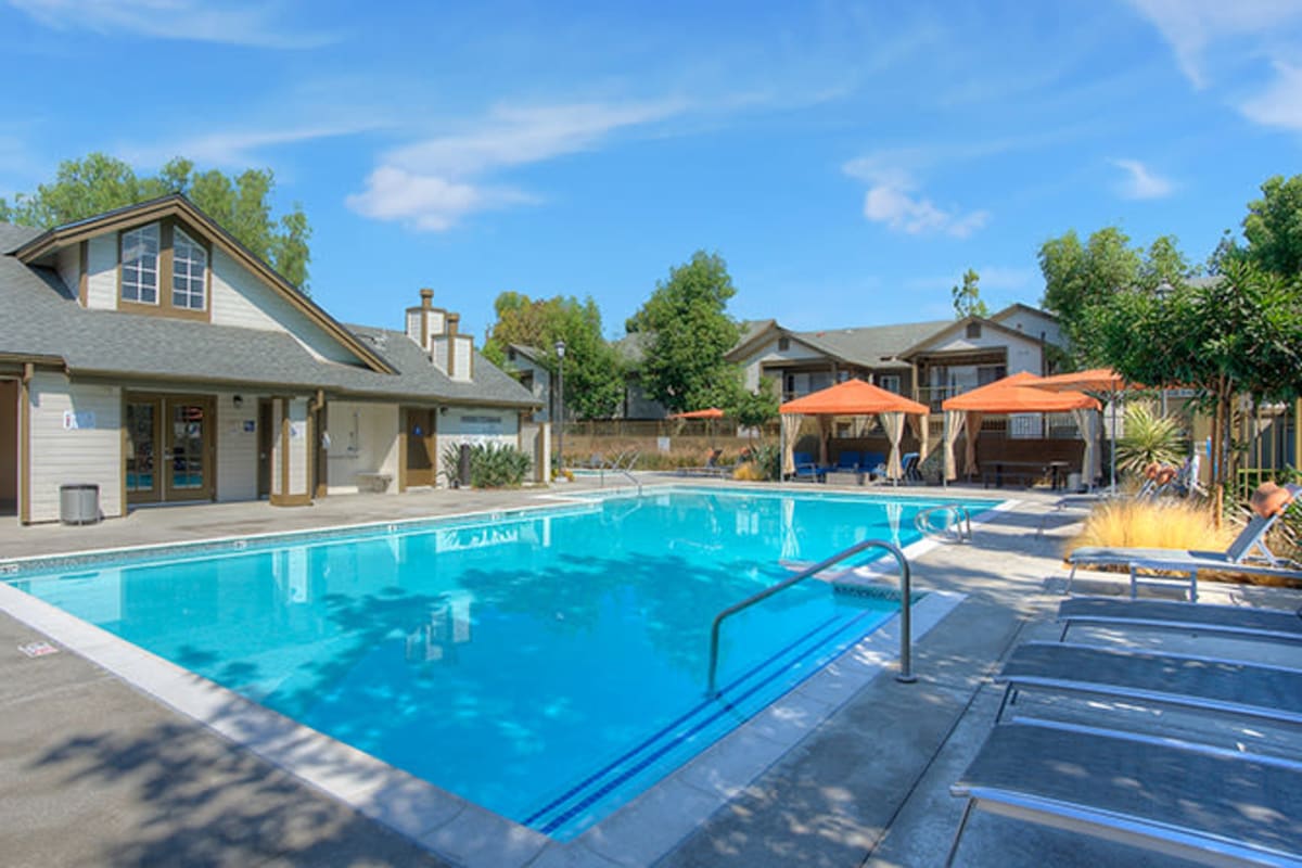 Resort-style pool at Reserve at Chino Hills in Chino Hills, California