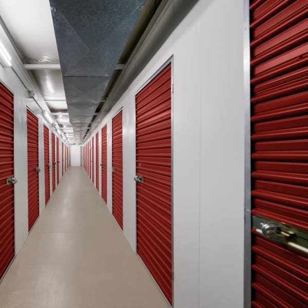 Indoor self storage units at StorQuest Economy Self Storage in Columbus, Ohio