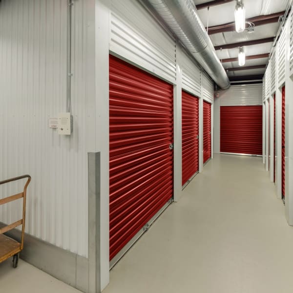 Indoor climate controlled storage units at StorQuest Self Storage in Parker, Colorado