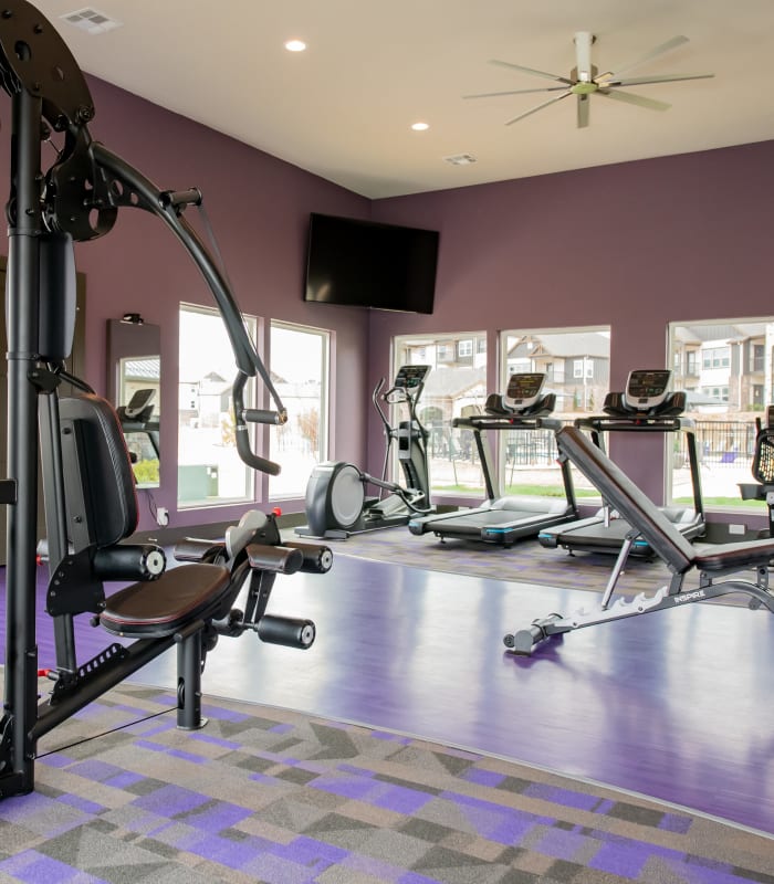 Fitness center at Cedar Ridge in Tulsa, Oklahoma
