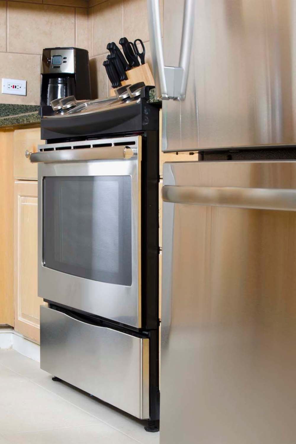 Kitchen with stainless-steel appliance  at Wallace Terrace Apartments in Charlotte, North Carolina 