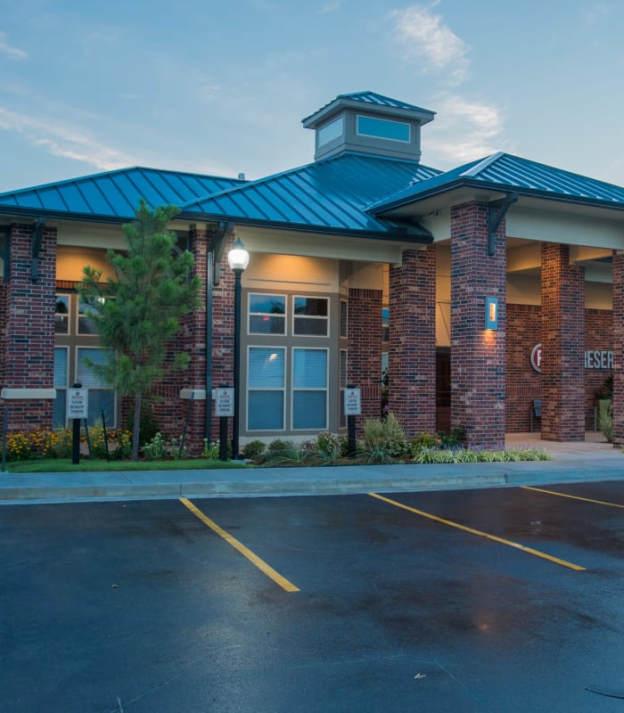 Exterior of The Reserve at Elm in Jenks, Oklahoma