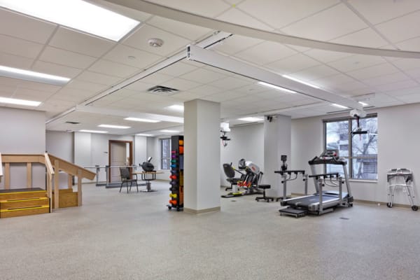 Therapy room at Aurora on France in Edina, Minnesota. 