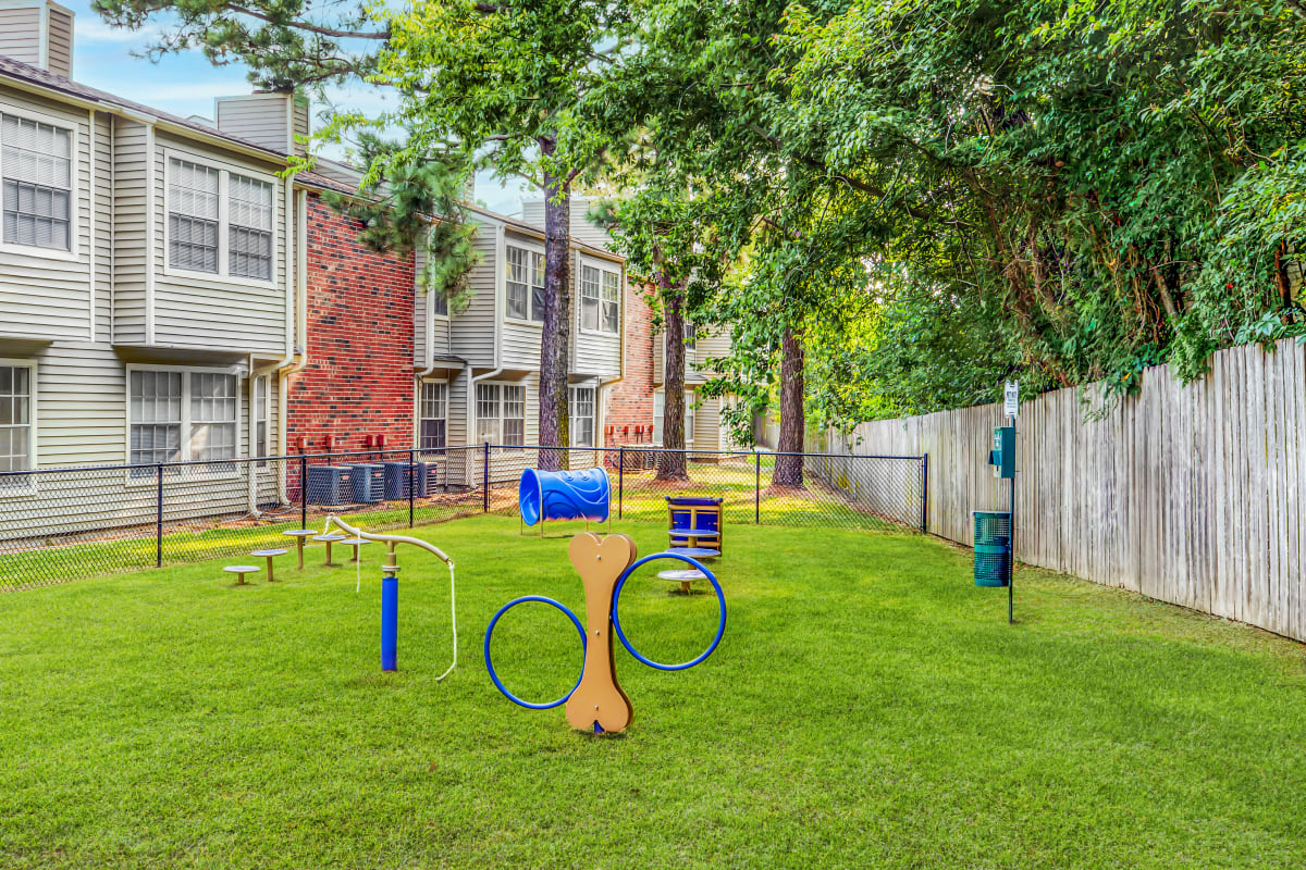 Pet park at Atlas at Foresthaven in Baton Rouge, Louisiana