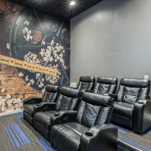 Theater room at Parc at Lyndhurst, Lyndhurst, New Jersey