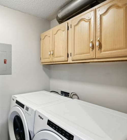 Laundry facility at North River Landing in Elkhart, Indiana