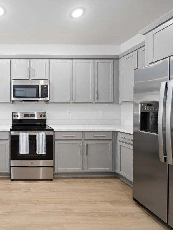 Well-equipped kitchen at Sierra Verde in Surprise, Arizona