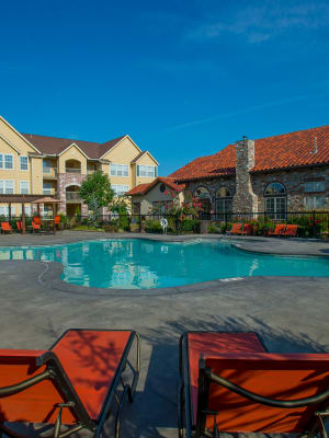 Pool at Coffee Creek Apartments in Owasso, Oklahoma